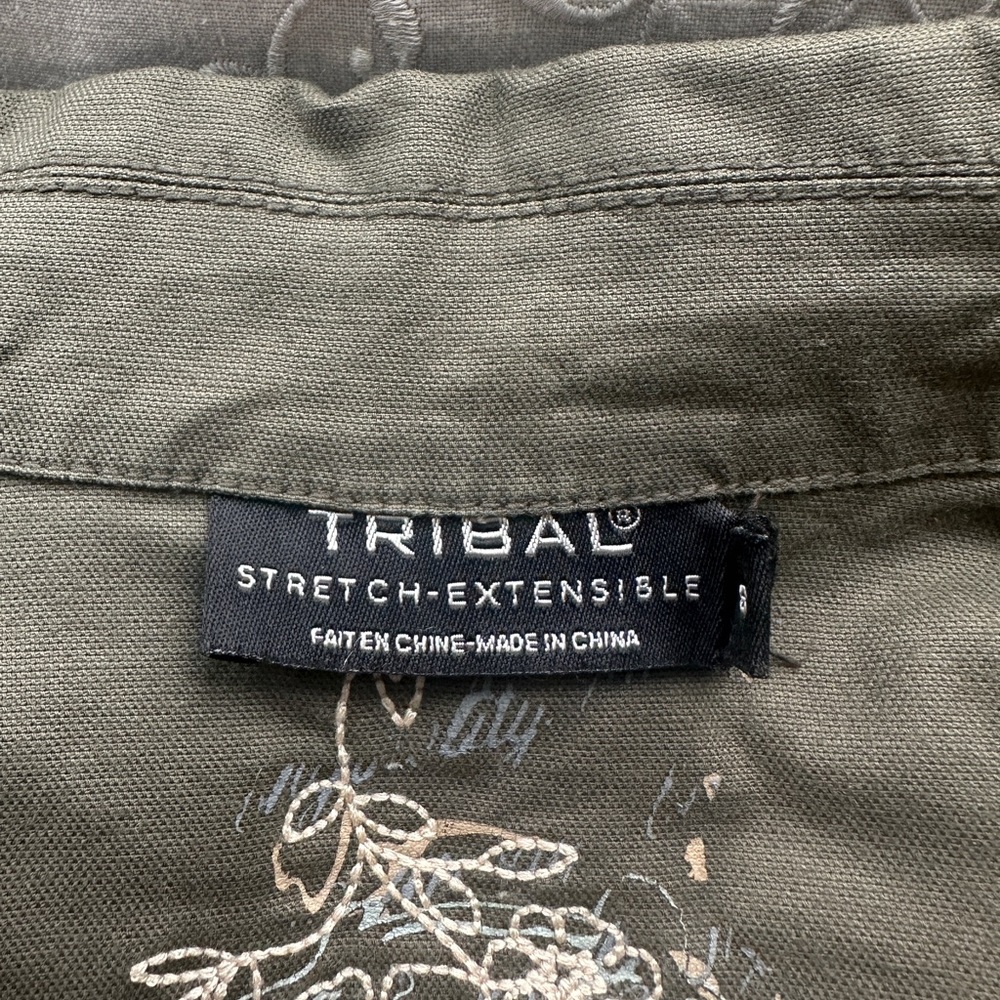 Olive Green Button-Up Jacket - image 4